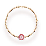 ALABAMA LOGO GOLD BRACELET