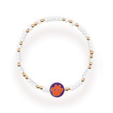 CLEMSON/TIGERS LOGO BRACELET LOGO SPRINKLE BRACELET