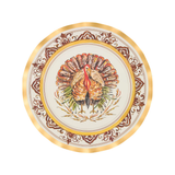 Turkey & Gourds Paper Dinner Plates