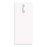 C Grey Initial Long Skinny Notepad