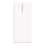 F Grey Initial Long Skinny Notepad