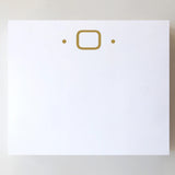 LARGE GOLD FOIL INITIAL NOTEPAD