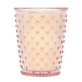 HOBNAIL HONEYSUCKLE GLASS CANDLE #92