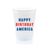 Happy Birthday America Frost Flex Cups