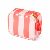 Striped Soft Travel Jewelry Box