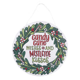 CANDY CANE WISHES/FALL LEAVES BURLEE