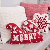 SCARLETT SNOWFLAKE SHAPED PILLOW