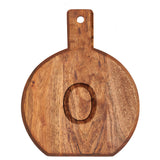 Monogram Acacia Bevel Board Medium