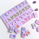 MAHJONG TILES - THE GIRLY LINE- LAVENDER