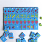 BLUE THE FRUITY LINE MAHJONG TILES