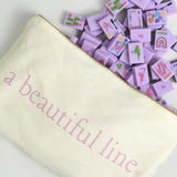 MAHJONG TILES - THE GIRLY LINE- LAVENDER