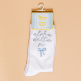 Alpha Delta PI Crew Socks
