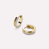 Asher Pave Huggie Earrings
