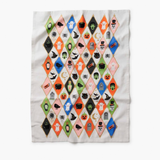 Halloween Argyle Tea Towel