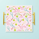 Tennis Pattern Acrylic Tray