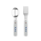 Personalized Ahoy Matey Kids Fork & Spoon
