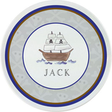 Personalized Ahoy Matey Kids Plate
