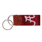 Alabama Key Fob - Garnet