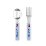 Personalized All Aboard Kids Fork & Spoon