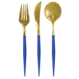 Bella Blue/Gold Cutlery
