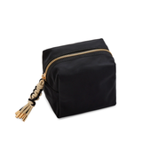 Black Jet Small Boxy Zip Pouch