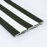 Black Striped Paper Tablecloth