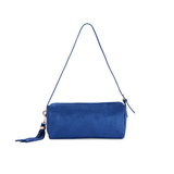 Blue Kylie Barrel Shoulder Bag