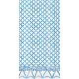 Botanical Cane Guest Towels - Blue
