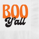 Boo Y'all Paper Cocktail Beverage Napkin