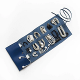 Blue Travel Cord Roll