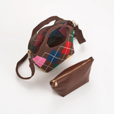Brown Robbie Argyle Mini Tote