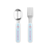 Personalized Birthday Cupcake Kids Fork & Spoon