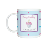 Personalized Birthday Cupcake Kids Mug