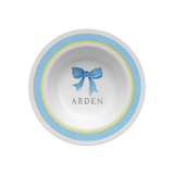 Personalized Blooms and Bows Kids Bowl