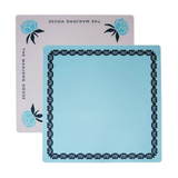 Blue Double-Sided Travel Mahjong Mat