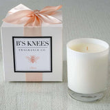 B's Knees White 1 Wick Candle