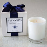 B's Knees White 1 Wick Candle