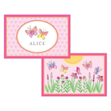 Personalized Butterfly Kisses Kids Placemat