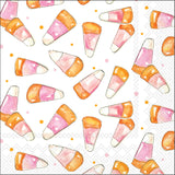 PINK CANDY CORN PAPER COCKTAIL NAPKINS
