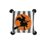Witchy Moon Hooked Pillow