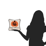 HAPPY HALLOWEEN PUMPKIN PILLOW