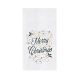 MERRY CHRISTMAS SWIRL KITCHEN TOWEL