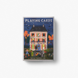 Haunted House Halloween Playing Cards