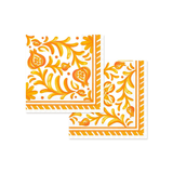 Sicily Orange Paper Beverage Napkins