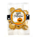Happy Halloween Ghost & Pumpkin Mini Chocolate Chip Cookies - 1.5 oz. Bag