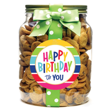 Happy Birthday To You Stripes Mini Chocolate Chip Cookies - 1/2 Gallon