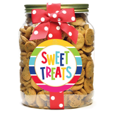 Sweet Treats Happy Stripe Mini Chocolate Chip Cookies - 1/2 Gallon