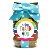 A Big Thank You Stripes Mini Chocolate Chip Cookies - Pint
