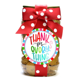 Thanks For Everything Colorful Mini Chocolate Chip Cookies - Pint