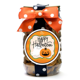 Happy Halloween Ghost & Pumpkin Mini Chocolate Cookies - Pint